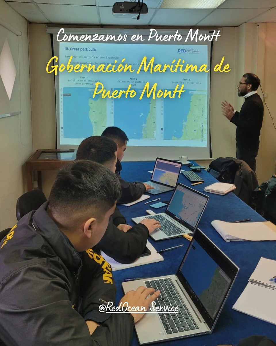 Capacitación con la autoridad marítima.