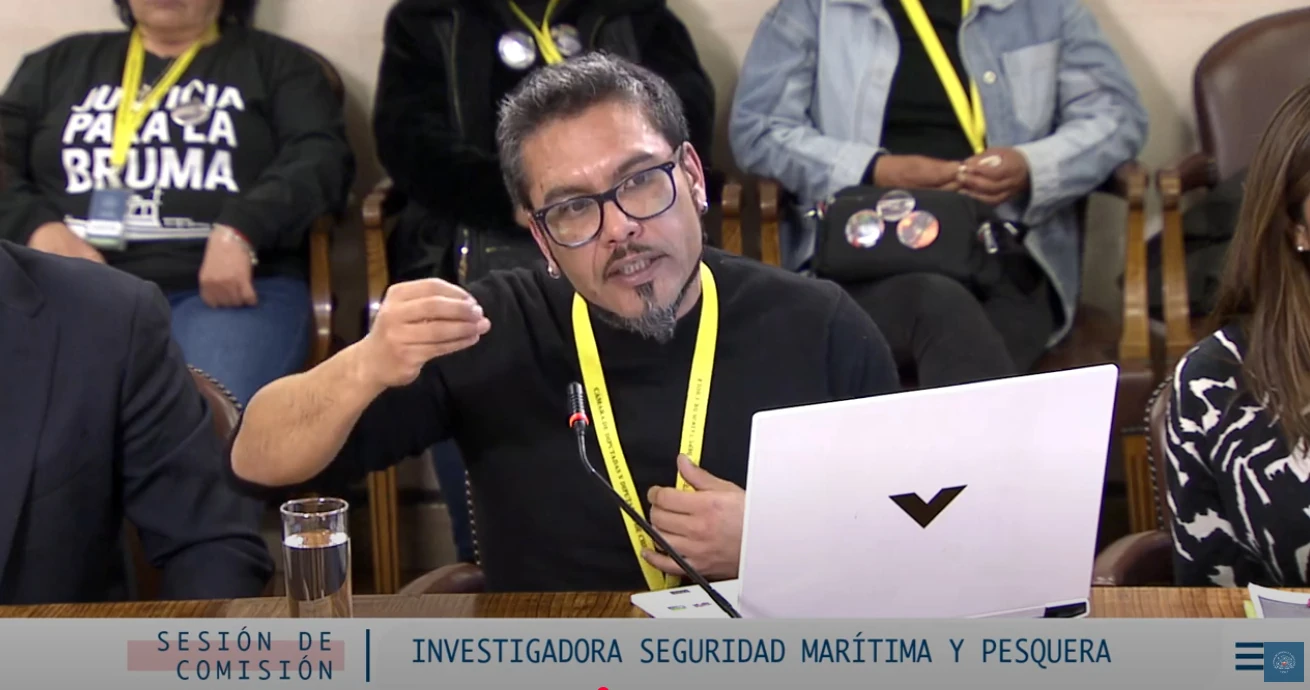 Sesión de la comisión investigadora de seguridad marítima y pesquera en la Cámara de Diputados.